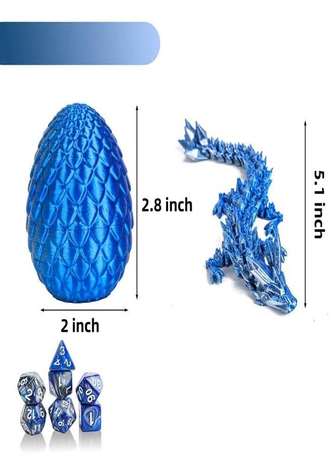 PUGED DND Dice Set Included 42 Pieces Polyhedral Dices 6 Pcs Dragon Eggs and Rolling Dice Tray for DND RPG MTG Table Games (Double Colors) - Image 2